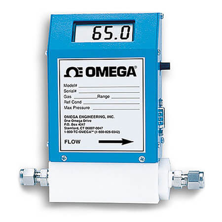 OMEGA奧米佳 FMA-A2000系列氣體質(zhì)量流量計(jì)和控制器 可選配一體式顯示屏，用于測(cè)量潔凈氣體