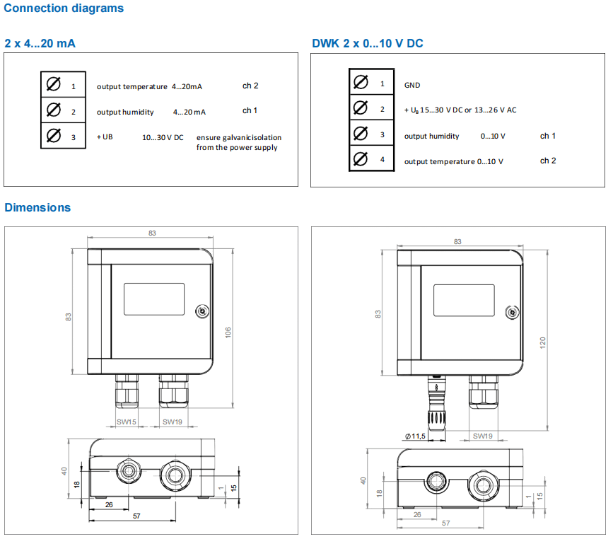 蓋加美Galltec+mela D系列DZK型 溫濕度變送器 帶有遠程探頭批發(fā)