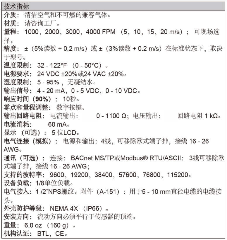 Dwyer德威爾AVUL風速變送器批發(fā)